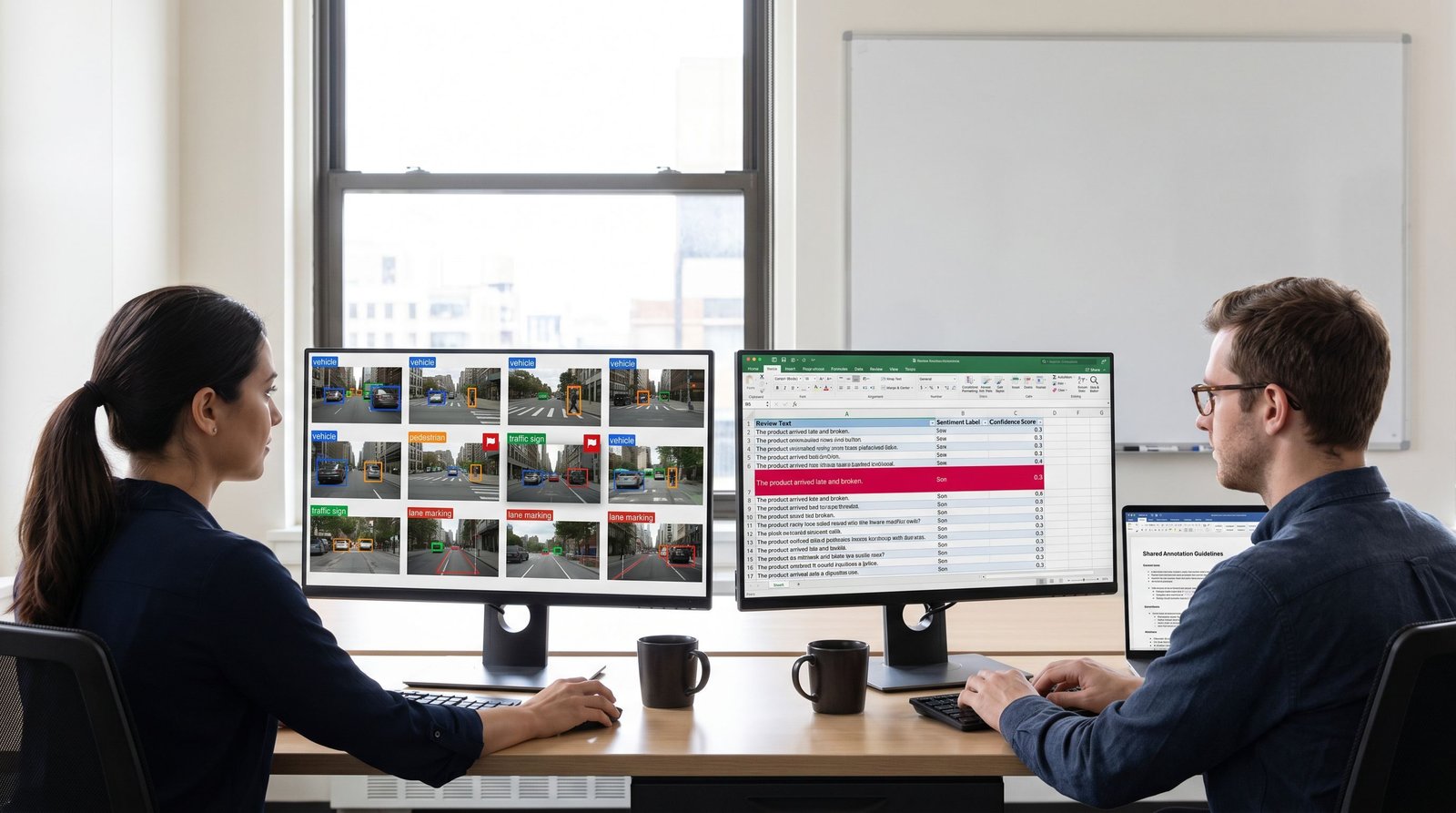 AI Data Annotation Vendor buyer guide: Annotation review screens and buyer checklist used for multilingual AI data programs.