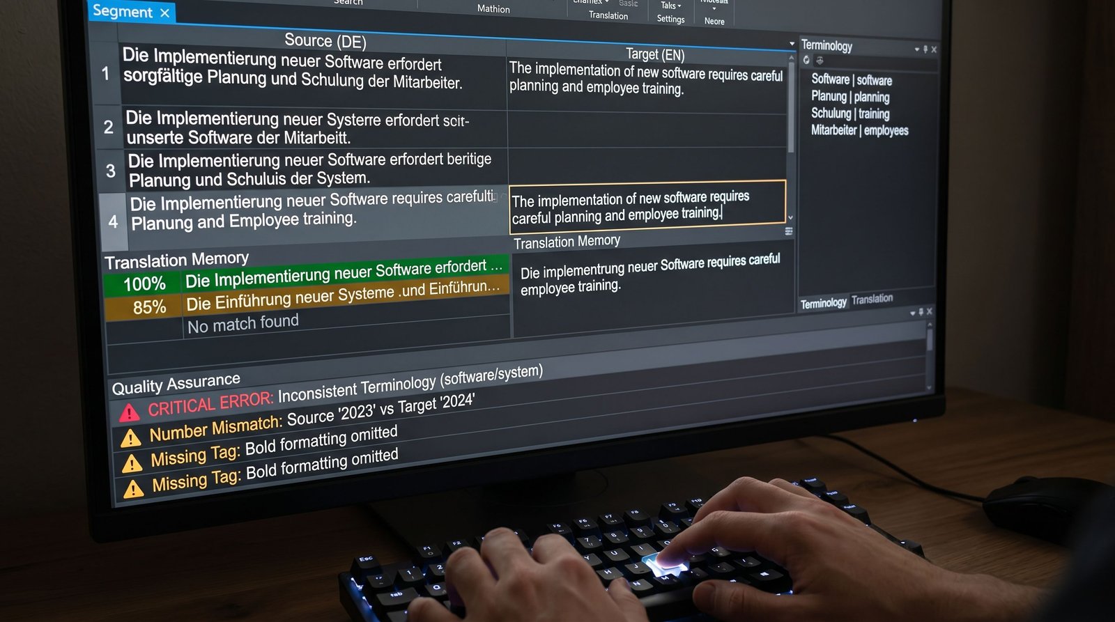Localization review recovery case study: Localization review recovery workflow with correction categories, glossary checks, and file-readiness.