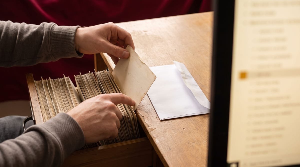 Translation for a scarce language pair visual: A long-held specialist record drawn.