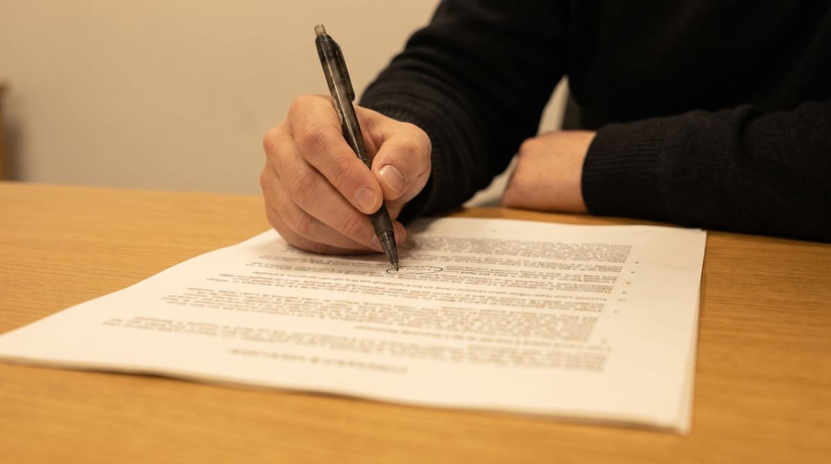 Romani translation visual: A hand circling one row of a printed table.