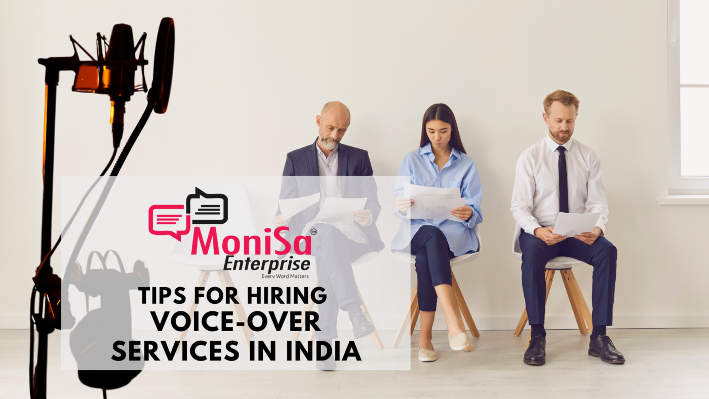 Tips for Hiring Voice-Over Services in India: What to Look For