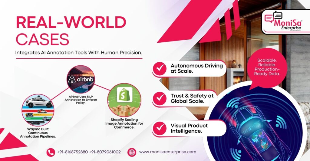 AI annotation real-world use cases banner
