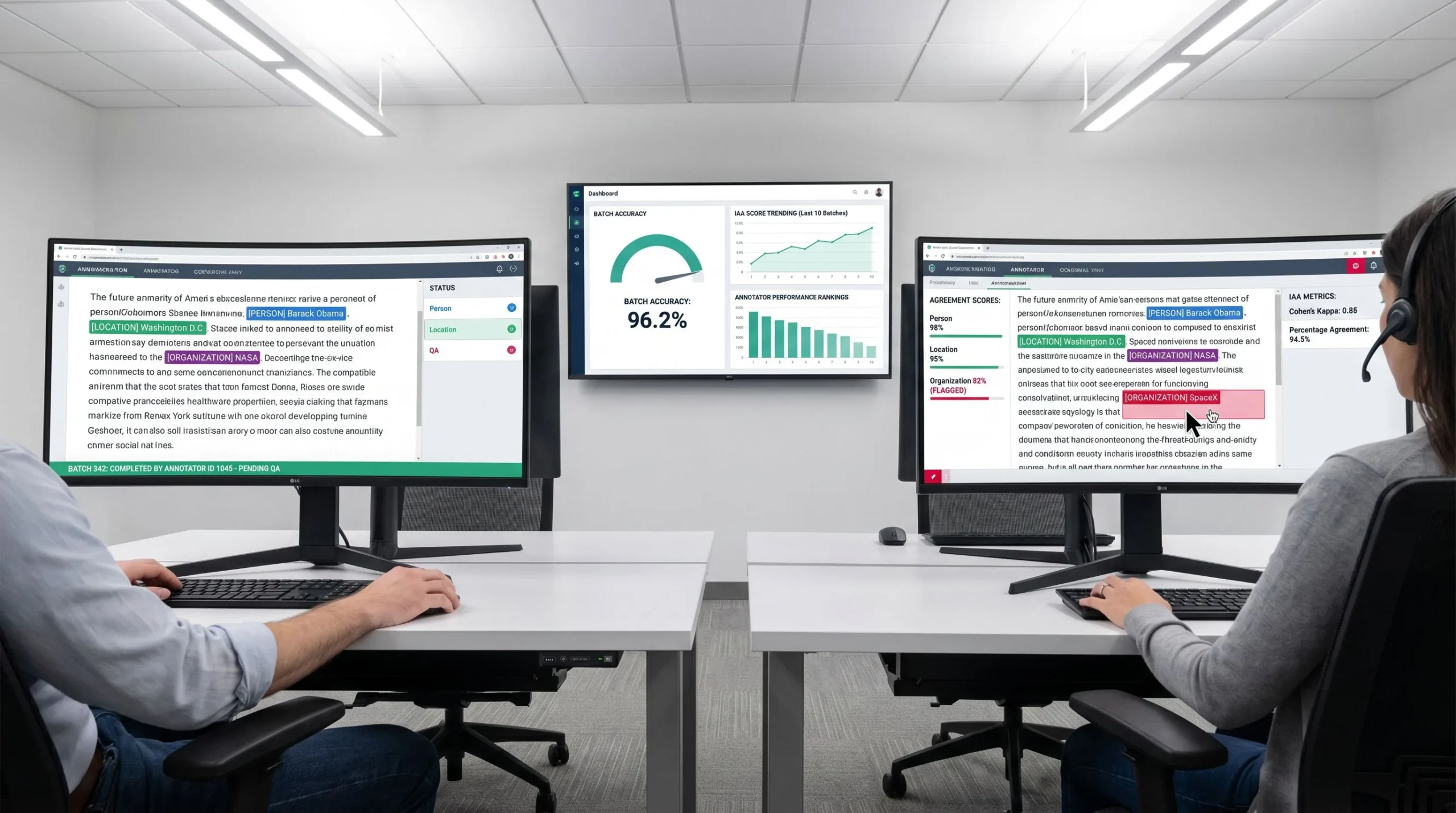 3-Layer QA and Inter-Annotator Agreement â€” MoniSa Enterprise