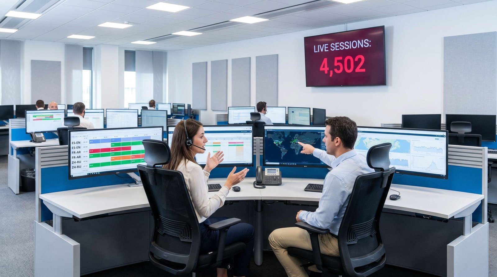 70 Interpreters Across 15 Languages. Full Lifecycle Deployment