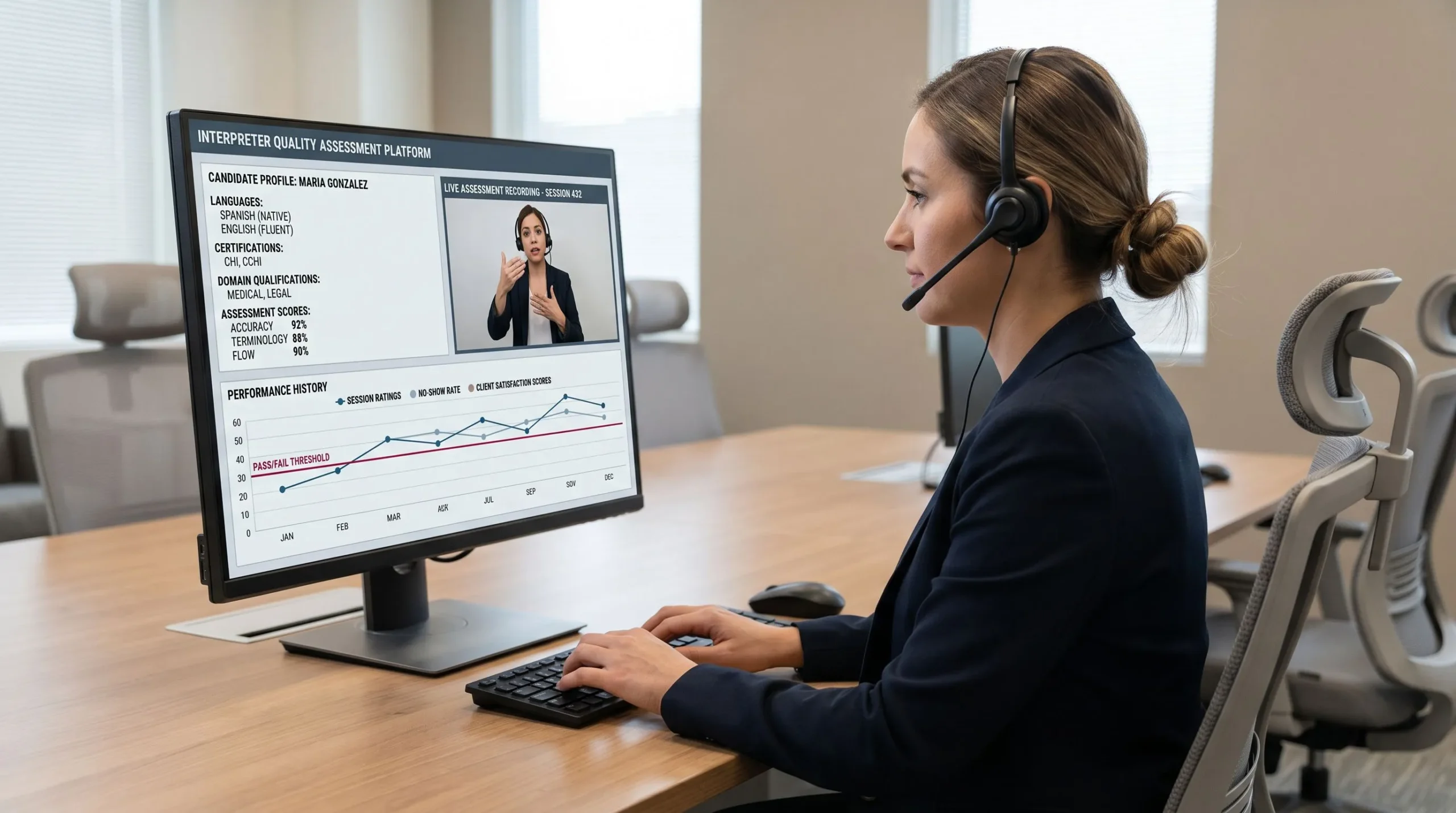 Interpreter Vetting and Performance Tracking â€” MoniSa Enterprise