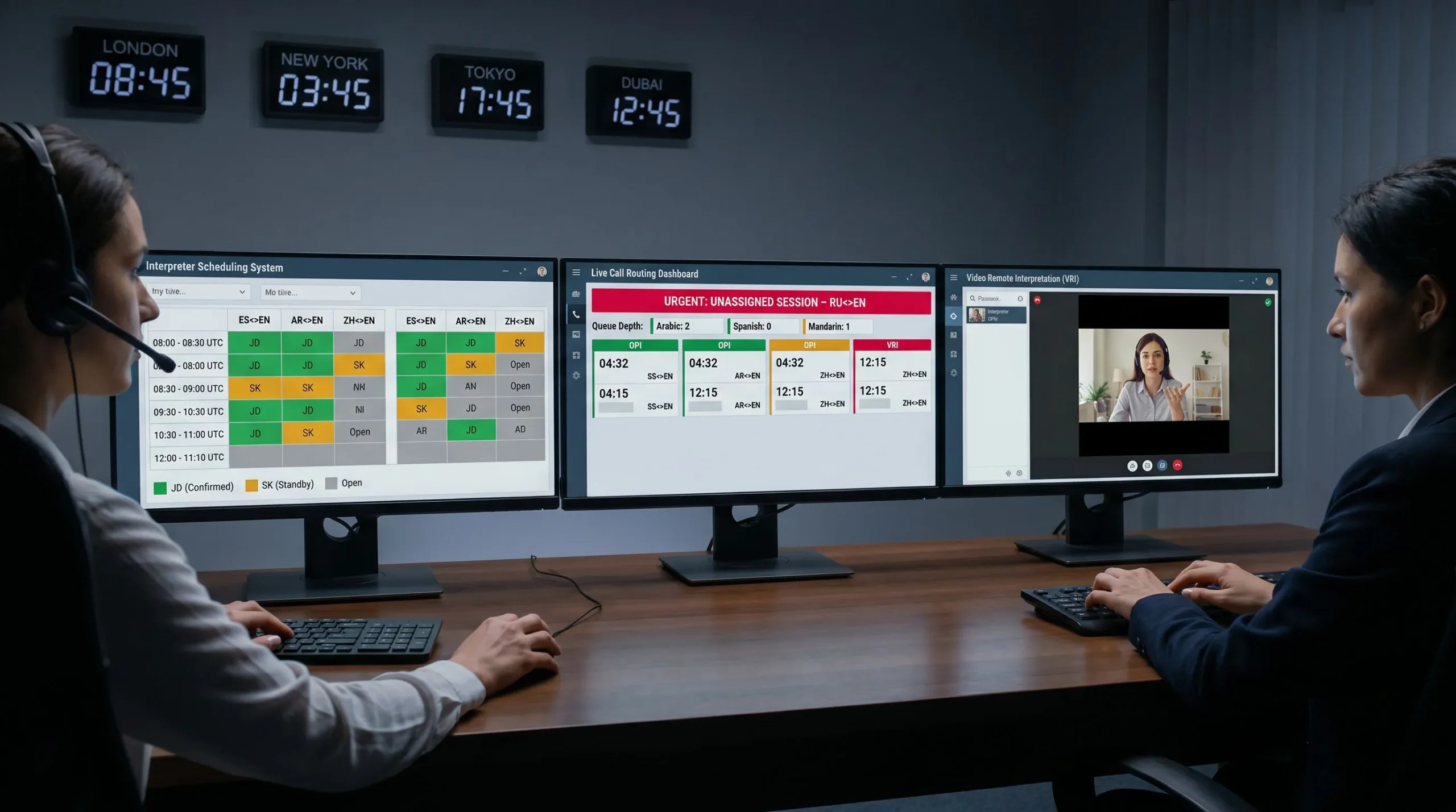 How Interpreter Scheduling and Routing Works â€” MoniSa Enterprise